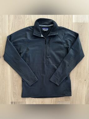 Mens Patagonia R1 Fleece 1/2 Zip Pullover Sweater Jacket